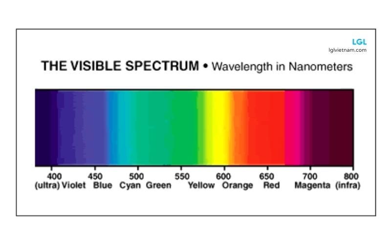 C&aacute;c v&ugrave;ng m&agrave;u xanh v&agrave; m&agrave;u đỏ của quang phổ khoảng 440 v&agrave; 660 l&agrave; c&oacute; lợi nhất cho c&acirc;y trồng.